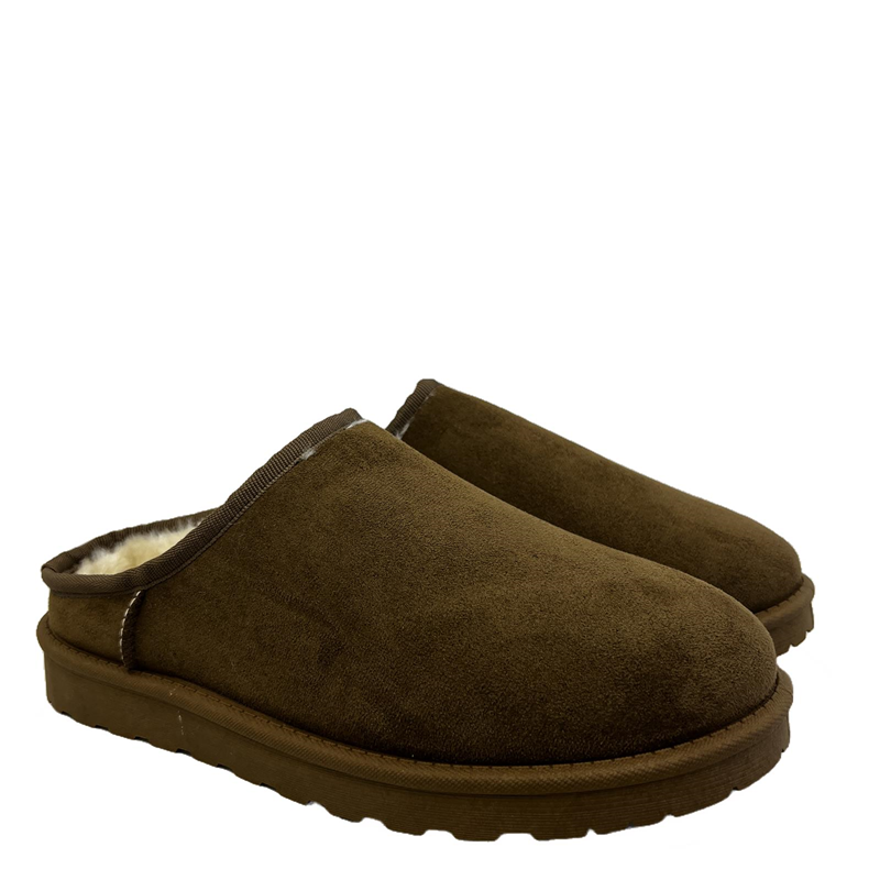 pantofole  con pelo all'interno natural